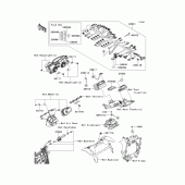 Схема вузла: Електроустаткування для Kawasaki ZX600 Ninja ZX-6R