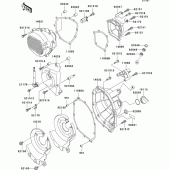 Схема вузла: Engine cover(s) для Kawasaki ZX636 Ninja ZX-6R