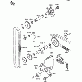 Схема узла: Водяной насос для Kawasaki VN1500 VN-15 SE