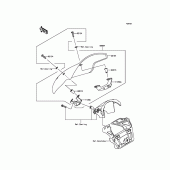 Схема узла: Аксессуары(Deflector) для Kawasaki ER650 ER-6N ABS