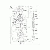 Схема вузла: Carburetor(1/2)(kx065-a1) для Kawasaki KX65