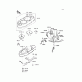 Схема узла: Meter(s) для Kawasaki ZX1100 Ninja ZX-11