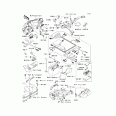 Схема узла: Электрооборудование для Kawasaki ZX900 Ninja ZX-9R