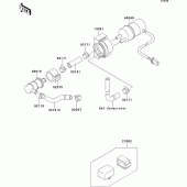 Схема вузла: Fuel pump для Kawasaki ZX600 Ninja ZX-6R