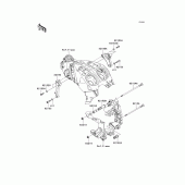 Схема узла: Крепление двигателя для Kawasaki ZG1400 Concours 14 ABS