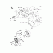 Схема узла: Генератор для Kawasaki KL110 KSR