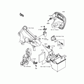 Схема вузла: Fuel Injection для Kawasaki VN900 Vulcan 900 Classic LT