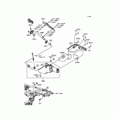 Схема вузла: Глушник для Kawasaki KLX125 KLX125