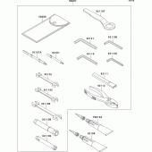 Схема узла: Owner`s tools для Kawasaki ZX600 Ninja ZX-6R