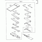 Схема вузла: Інструмент для Kawasaki KL650 KLR650