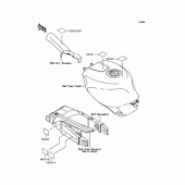 Схема вузла: Інформаційні наклейки для Kawasaki ZX750 Ninja ZX-7R