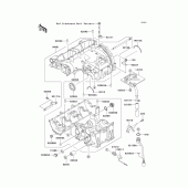 Схема вузла: Картер двигуна для Kawasaki ZX600 ZZ-R600