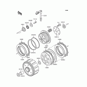 Схема вузла: Зчеплення для Kawasaki KLX300R