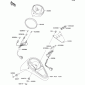 Схема вузла: Meter(s) для Kawasaki VN1500 VN1500 Classic