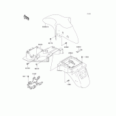 Схема вузла: Крило для Kawasaki ZX600 ZZ-R600