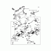 Схема вузла: Аксесуари (Fog Lamp) для Kawasaki KLE650 Versys 650 ABS