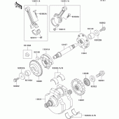 Схема узла: Коленчатый вал для Kawasaki VN1500 VN1500 Classic