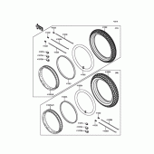 Схема вузла: Шина для Kawasaki BJ250