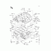 Схема вузла: Картер двигуна для Kawasaki ZX900 Ninja ZX-9R