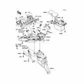 Схема вузла: Заднє крило для Kawasaki KLE650 Versys 650 ABS