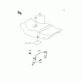 Схема узла: Сиденье для Kawasaki EX250 Ninja 250