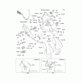 Схема узла: Нижний обтекатель для Kawasaki ZX900 Ninja ZX-9R