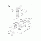 Схема вузла: Підвіска для Kawasaki ZX750 Ninja ZX-7R