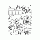 Схема вузла: Електроустаткування для Kawasaki EN650 Vulcan S