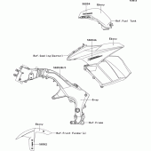 Схема вузла: Decals(ebony)(hbf) для Kawasaki ZX1000 Z1000SX ABS