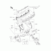 Схема вузла: Taillight(s) для Kawasaki VN1700 Vulcan 1700 Voyager ABS