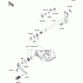 Схема вузла: Перемикач передач для Kawasaki ZX1400 ZZR1400 ABS