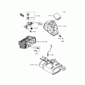 Схема вузла: Fuel Injection для Kawasaki EN650 Vulcan S SE