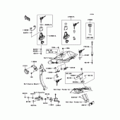 Схема узла: Замок зажигания для Kawasaki ZX1000 Z1000SX ABS