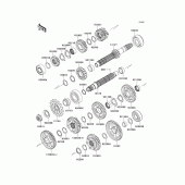 Схема узла: Трансмиссия для Kawasaki ZX1000 Ninja ZX-10R