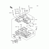 Схема вузла: Картер двигуна для Kawasaki ZR400 Zephyr