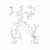 Схема узла: Brake piping для Kawasaki VN1700 VN1700 Classic ABS