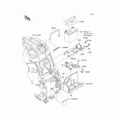 Схема вузла: Battery case для Kawasaki ZG1400 Concours 14 ABS