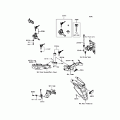 Схема вузла: Замок запалювання для Kawasaki EX650 ER-6F