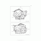 Схема вузла: Болти картера двигуна для Kawasaki VN900 Vulcan 900 Custom