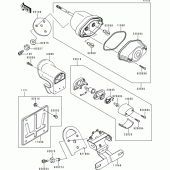 Схема вузла: Taillight(s) для Kawasaki VN1500 VN1500 Classic Tourer