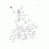 Схема вузла: Suspension для Kawasaki ZX636 Ninja ZX-6R