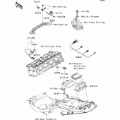 Схема узла: Fuel injection для Kawasaki ZX1400 Ninja ZX-14