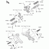 Схема вузла: Підніжки для Kawasaki ZX1400 ZZR1400 ABS
