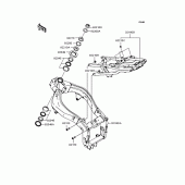 Схема узла: Рама для Kawasaki ZX636 Ninja ZX-6R
