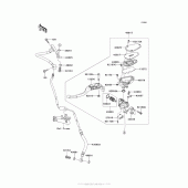 Схема вузла: Clutch Master Cylinder для Kawasaki ZG1400 Concours 14 ABS