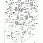 Схема вузла: Карбюратор(1/4) для Kawasaki ZX750 Ninja ZX-7R