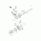 Схема вузла: Масляний насос Kawasaki VN900 Vulcan 900 Classic LT