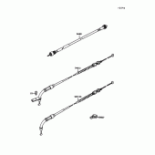 Схема узла: Тросики для Kawasaki VN1500 VN-15