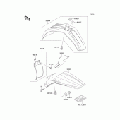 Схема узла: Крыло для Kawasaki KX125