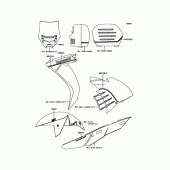 Схема вузла: Decals(Black) для Kawasaki ZG1400 Concours 14 ABS